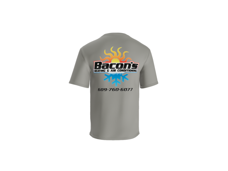 Bacon's Heating and Air Conditioning PC380 Branded Shirts