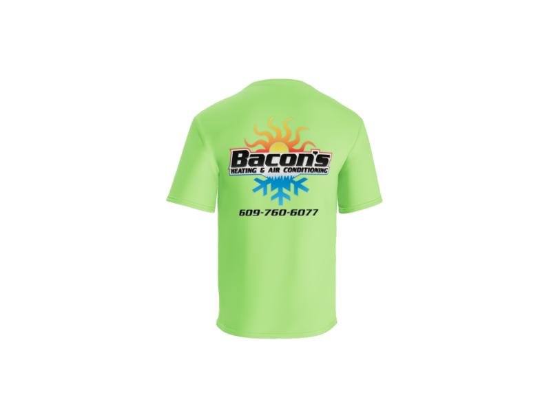 Bacon's Heating and Air Conditioning PC380 Branded Shirts